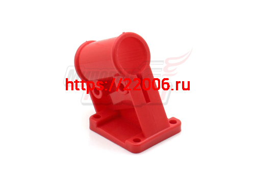 Крепление кожуха защитного лески/ножа (пластик) к штанге мотокосы GBC-033/043/052 (плоский крепёж)