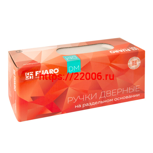Ручка Fuaro (Фуаро) раздельная K.DM51.FLOW (FLOW DM) SSC-16 сатинированный хром фото 3