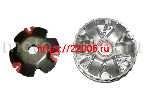 Вариатор 139QMB 50cc без роликов Вариатор 139QMB 50cc без роликов