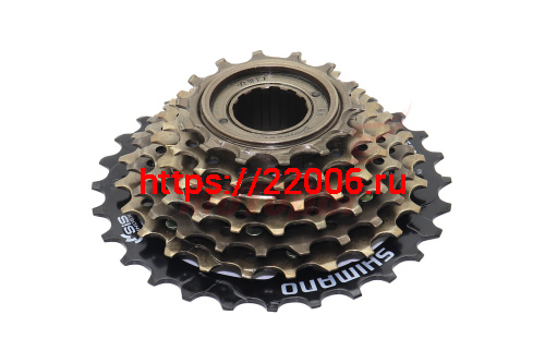 Блок спортивный 7звезд (Трещотка 14-28 зуб.) "Shimano Tourney" TZ500 Блок спортивный 7звезд (Трещотка 14-28 зуб.) "Shimano Tourney" TZ500