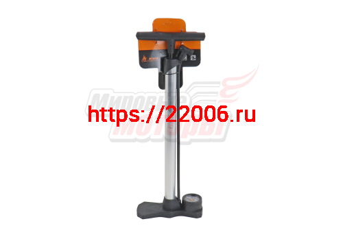 Насос вело (алюм) "KMS" ручной с манометром Насос вело (алюм) "KMS" ручной с манометром