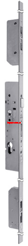 Multitop Cisa (Чиза) MAX 49658.40.0 механич., U-образная пл. 24x5 inox backset 92