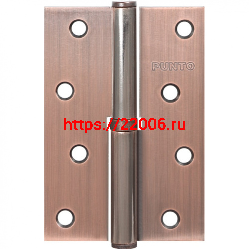 Петля Punto (Пунто) съемная IN4100SR AC правая (113-4 100х70х2.5) медь