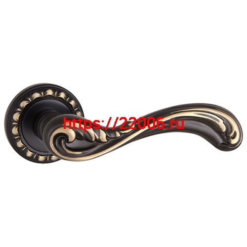 Ручка Punto (Пунто) раздельная PALMIRA MT OBL-20 античный черный