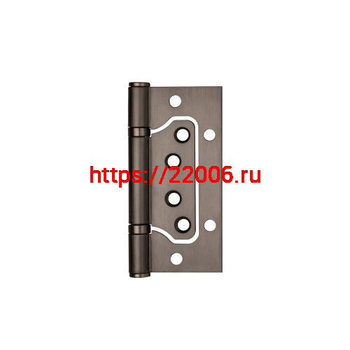 Петля Ajax (Аякс) универсальная без врезки IN4000W GR (100/P-2B 100x2,3) графит фото 3