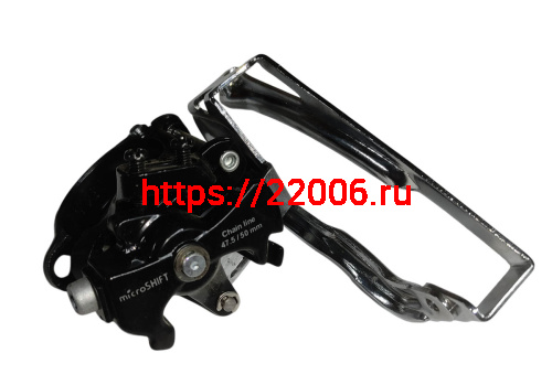 Переключатель  передач передний MicroSHIFT Mezzo FD-M22, хомут 34.9мм, 42-32-22Т/48-38-28T фото 3