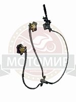 Гидравлика передняя в сборе Детский АТВ50, МиниTERMIT (L-1080mm, 1 поршень, 2 суппорта)