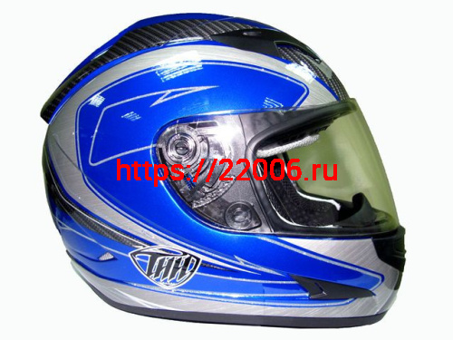 Мотошлем THH TS-42 №7 pearl blue/ gray (XS)