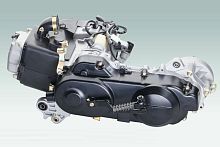Двигатель 100cм3 139QMB база под 12" колесо, длинная ось (CDI, фильтр. катуш.заж., карбюратор)