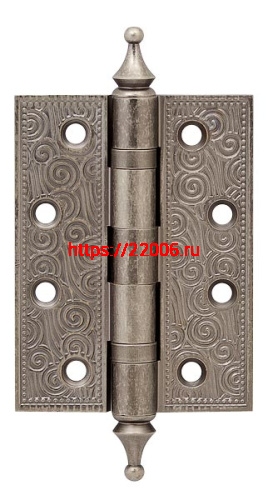 Петля Armadillo (Армадилло) универсальная Castillo CL 500-A4 102x76x3,5 AS Античное серебро