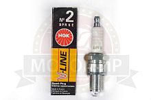 Свеча NGK BPR6E или BPR6E (2268) Дв.4 такт SUZUKI DF60;DF70 (V-Line 02) (аналог А17ДВРМ)(НАБОР)