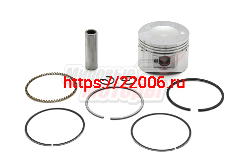 Поршень 52,25 мм 4 такт. Alpha, Delta, Zodiak, ОВ-70 (110 см3) ( + кольца, палец, стопорн. кольца)