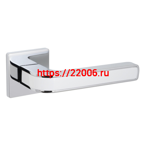 Ручка Fuaro (Фуаро) раздельная K.SL52.NEO (NEO SL) CP/WH-8 хром/белый