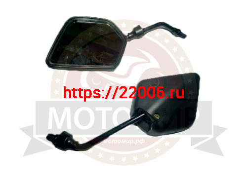 Зеркала Альфа2018 d10 черные (Evolution, Fireguard) (пар)