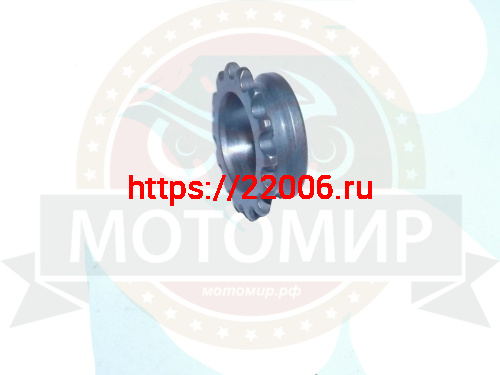 Звезда 14 зуб. коленвала ГРМ малая 139FMB,147FMH,152FMI, "Zodiak", Альфа (d19мм) фото 2