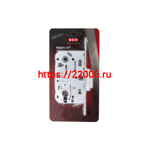 Корпус AGB (АГБ) замка магнит. под цил. MEDIANA POLARIS B06103.50.FM.567 с отв. планк B02402.05 (белый)