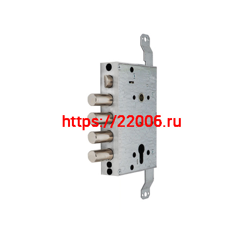Корпус Mettem (Меттэм) врезного замка с защёлкой ЗВ7 318.Т с тягами (прямая защелка)