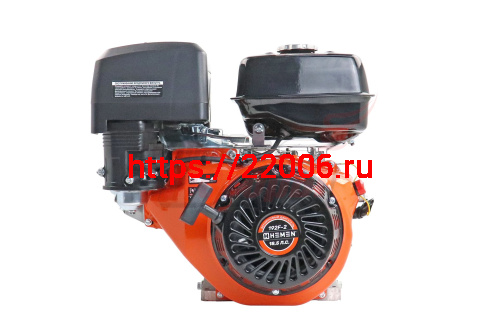 Двигатель HEMEN 18,5 л.с. 192F-2, вал 25 мм Двигатель HEMEN 18,5 л.с. 192F-2, вал 25 мм