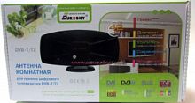 EUROSKY DVB-T/T2  Антенна комнатная, активная, 5в