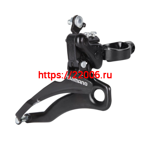 Переключатель  передач передний Shimano Tourney, TZ510, нижняя тяга. тяга, 28.6, 48T, AFDTZ510DSDS6