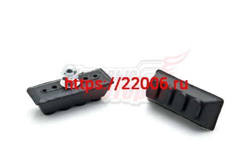 Колодки тормозные резьбовые L=50мм (пара) для BMX Колодки тормозные резьбовые L=50мм (пара) для BMX