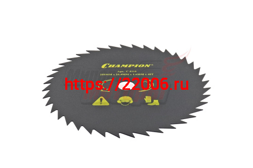 Нож мет. 255мм 40z CHAMPION (40/255/25.4) с остроуг.зубцами (SRM-330ES/SRM-350ES,4605) (C5110)