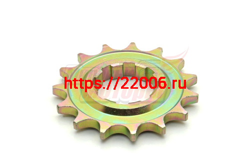 Звезда ведущая 15z Иж (оцинкованная, желтая)