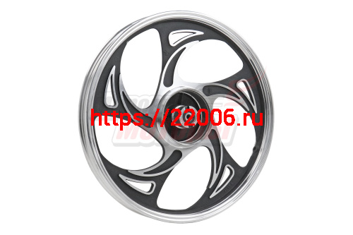 Обод Delta, Zodiak,Alpha,ОВ-70 1,40-17 литой передний 17" ТИП3(ЧЕРНЫЙ) подшипник 6300-RS(под ось d10)