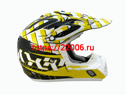 Мотошлем THH TX-12 №13 black/yellow (S) детский