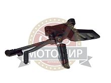 Подножка водителя FALCON левая, в сборе с кронштейном и педалью ПЕР.ПЕРЕДАЧ с тягой (Узел в сборе)