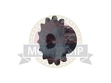 Звезда 14 зуб. (428) цепи, 12.7шаг, на вал d20мм, h28мм, шпонка 6мм, мотобуксировщик