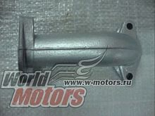 Патрубок карбюратора Alpha (d22) СЕРЕБРИСТЫЙ