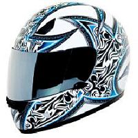 Мотошлем THH TS-38 №4 white/ blue (L)