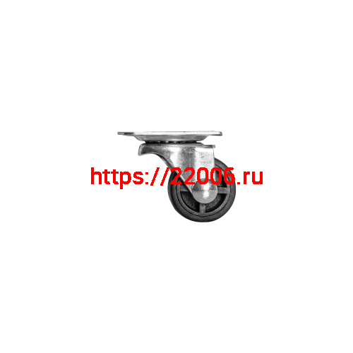 Опора колесная Ajax (Аякс) с площадкой WL/B-25R/15kg резина