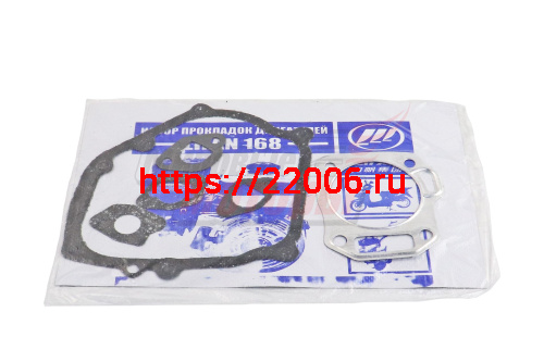 Набор прокладок двигателя Lifan 168F,168F-2 алюмин. (6 шт) (Россия)