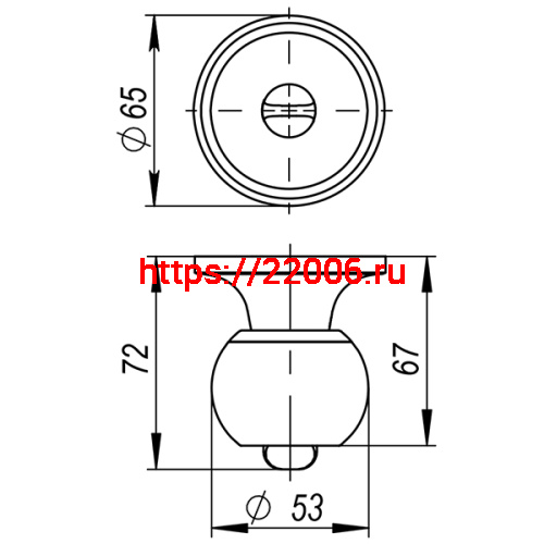 Ручка Ajax (Аякс) защелка DK682 AB-ET (6082 AB-E) (кл./фик.) бронза фото 4