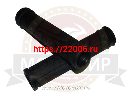 Грипсы для велосипеда 130мм, резина, черные, универсальные Грипсы для велосипеда 130мм, резина, черные, универсальные